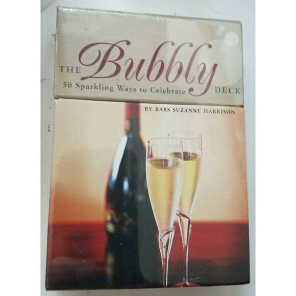 Card Bubbly Deck 50 Sparkling Ways to Celebrate Babs Suzanne Harrison 2004 Mumm - Picture 6 of 7